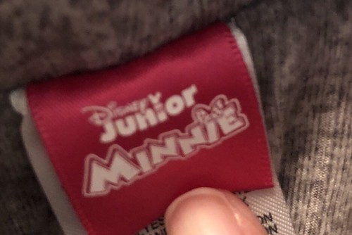 Gilet per topo Minnie con orecchie taglia 3 bianco con cappuccio - Foto 4 di 11