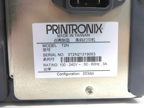 Printronix T2N 203dpi Thermal Label Barcode Printer - Picture 7 of 7