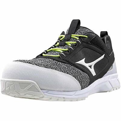 MIZUNO WORKING Safety Work Shoes Almighty ES31L WIDE Black White