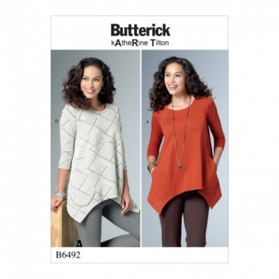 Butterick Schnittmuster 6492 Damen Y (XSM-SML-MED)