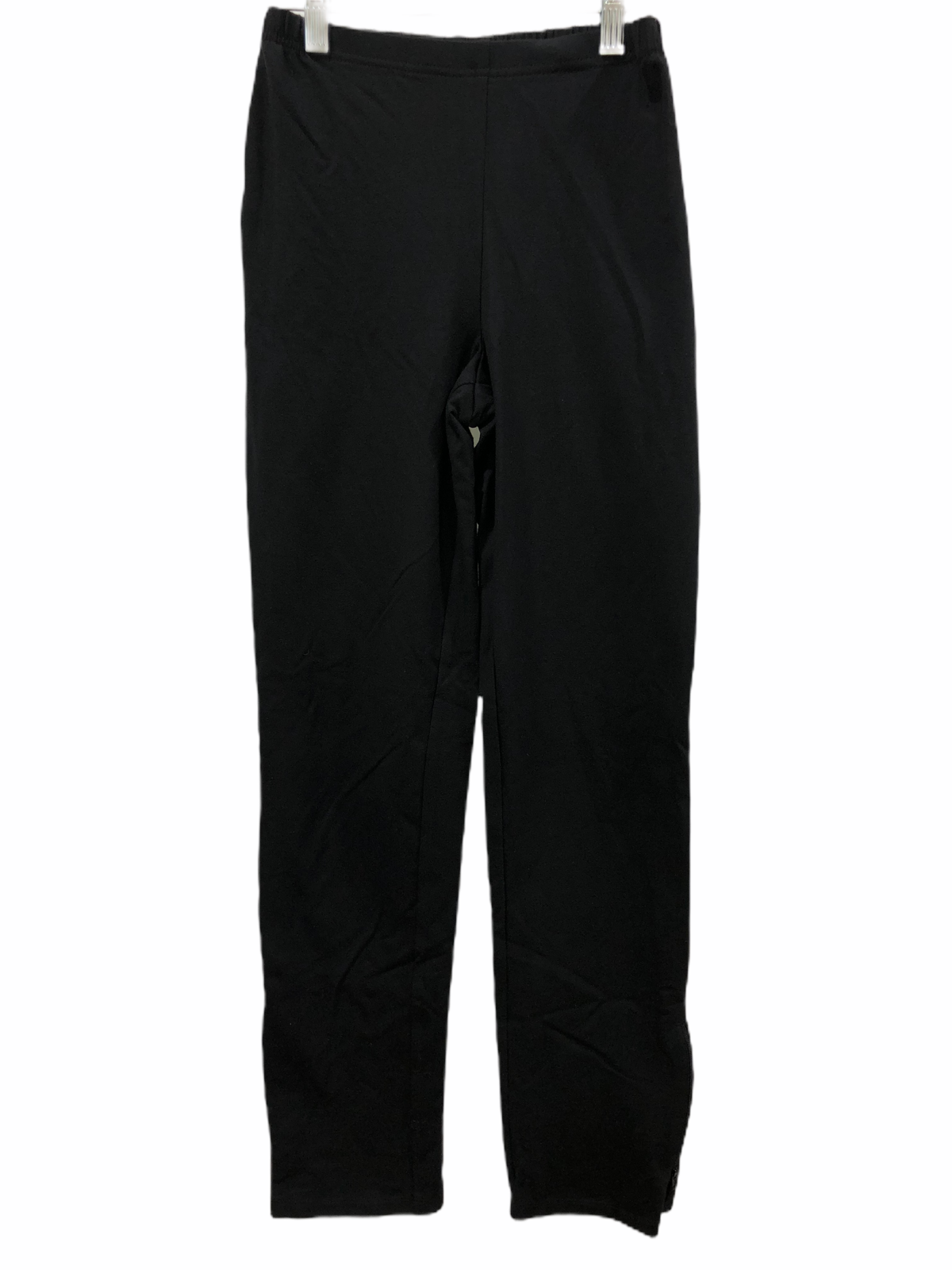 Women with Control Regular Convertible Pants w/ Zipper Detail Black X