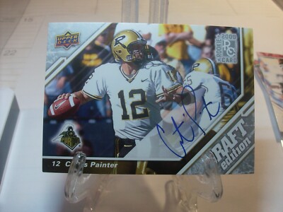 2009 Upper Deck Draft Edition Autographs Silver #1 - Curtis Painter AU (97331)