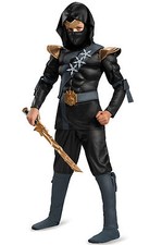 SHADOW NINJAS NIGHT FURY BLACK NINJA CHILD HALLOWEEN COSTUME SIZE SMALL 4-6