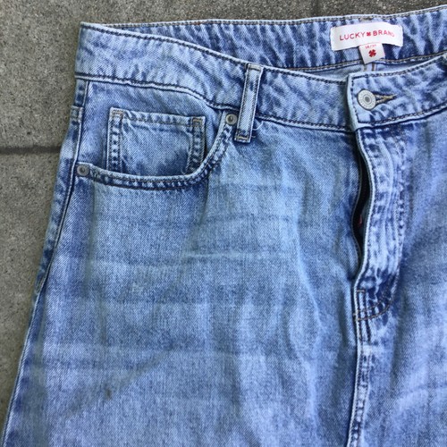 Lucky Brand Long Blue Denim Jean Maxi Skirt NWT Womens Size 14/32 - Picture 2 of 11