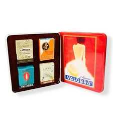 Sapone Valobra gift set 4 bars of Bath Soap Gift set tin Made in Italy