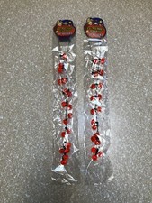 Halloween Pumpkin Necklace Garland Party 30" Set of 2