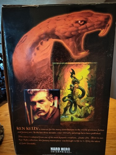 KEN Kelly's Snake Pit Porcelain Statue 1999 Hard Hero Enterprises 1224/2000 - Picture 12 of 17