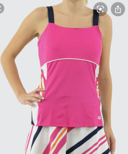 NWT FILA Heritage Racerback Yellow Tennis Dress Size XS UPF 50+ 2 Piece |  eBay