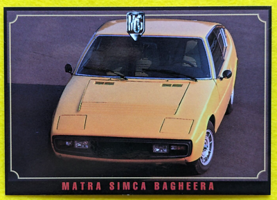 MATRA SIMCA BAGHEERA MOTOR CAR COLLECTION 1998 TSUKUDA ORIGINAL