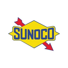 VINTAGE Sunoco Decal OIL GAS PUMP Indoor Outdoor - FREE SHIPPING in US