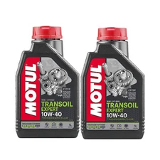 Motul TRANSOIL EXPERT 10W-40 Technosynthese Ester Wet Clutch 2L Gear Oil 2 x 1L