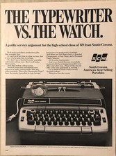 1969 Smith Corona SCM Best Selling Portable Typewritters Electric Vtg Print Ad