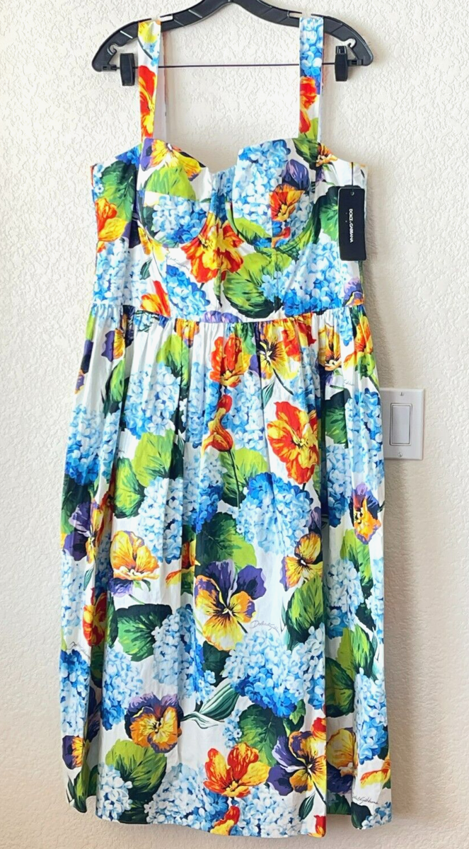 ドルガバ　ドレス 未使用品 ドルチェ&ガッバーナ ドルガバ DOLCE&GABBANA F6OZ3T 花柄