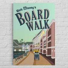Walt Disney World Boardwalk Poster Art