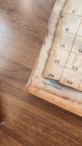 2013 The Hobbit: An Unexpected Journey Movie Film Edition Scroll Calendar 12 MO - Picture 6 of 11