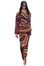 Just Cavalli Wool Appliqu  Multicolor Sweater