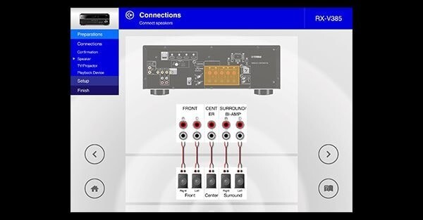 YAMAHA RX-A4A AV receiver DSP, voice control, built-in