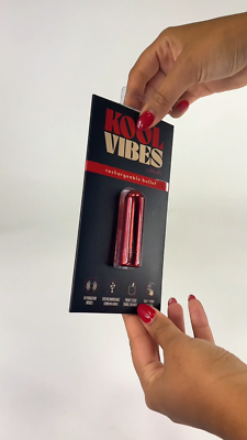 Blush Kool Vibes Rechargeable Clitoral Bullet Vibrator Adult Sex Toy Grape 
