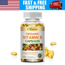 Vitamin E 400IU 120 Softgels - Anti Aging, Antioxidant, Immune Support, Eye Care