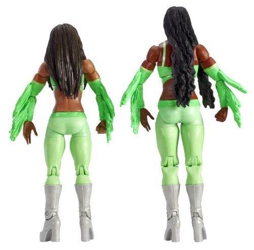 wwe naomi and cameron (funkadactyls) series 24 mattel wrestling