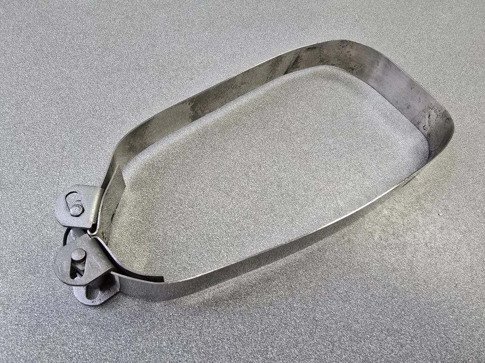 USED ORIGINAL PORSCHE 911 930 WINDSHIELD WASHER BOTTLE STAINLESS STEEL STRAP #2 - Изображение 3 из 4