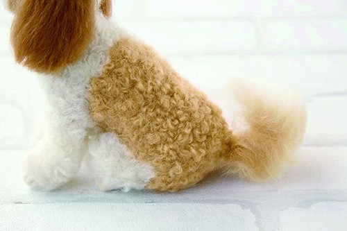 Hamanaka H440-005-524 Real Felt Wool Curly Type 30g Dirk Red NEW Japan +Track - Picture 6 of 6
