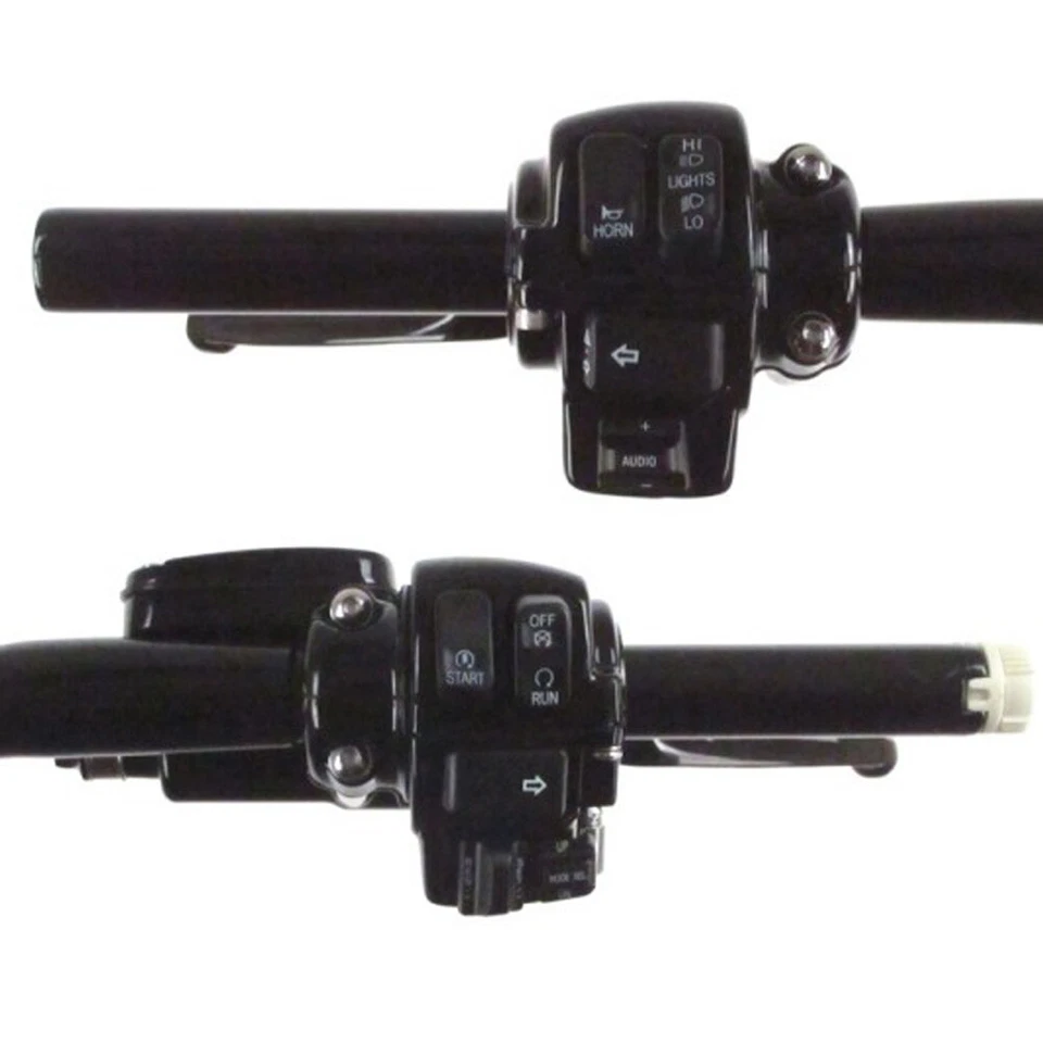 1 1/4" BBlack 18" Wild 1 Handlebar CKit 2007 Harley-Davidson Road Glide w/Cruise Foto 2 de 4