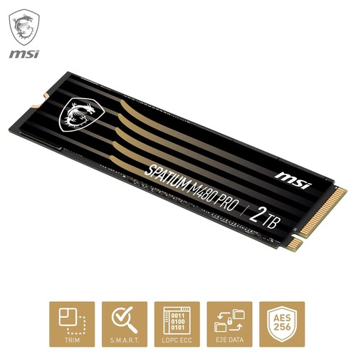 SPATIUM M480 Pro PCIe 4.0 NVMe M.2 2TB - Disque SSD Interne 2 to PCIe 4.0 NVM... - Photo 5/7