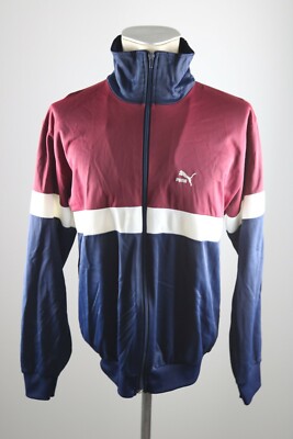 Puma vintage Herren Jacke 80s / 90s Track Top Jacket Gr. 7 ca. L BW 58cm AJ8