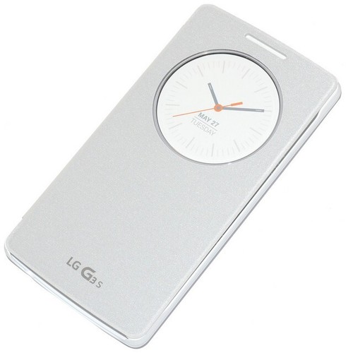 Lg Custodia Flip Cover Quick Circle Case Ccf-490g Originale G3 S White Bianco - Foto 1 di 4