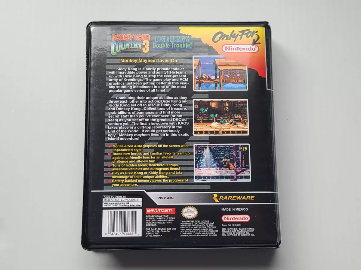 Donkey Kong Country 3 : Dixie Kong's Double Trouble (RARE, 1996