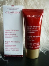 clarins super restorative tinted cream spf 20
