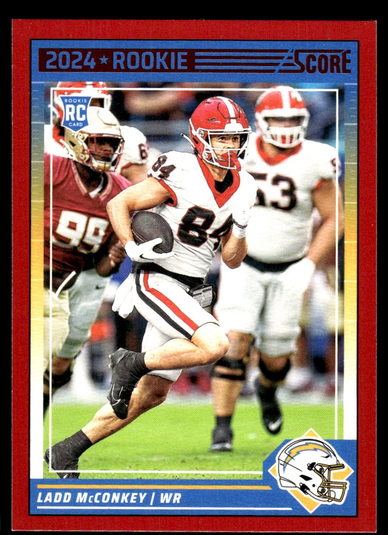 Ladd McConkey Panini Score #328 Base