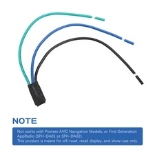 2PCS Pulse Bypass Fits Pioneer AVH Radios Parking Brake Video Override Easy DIY