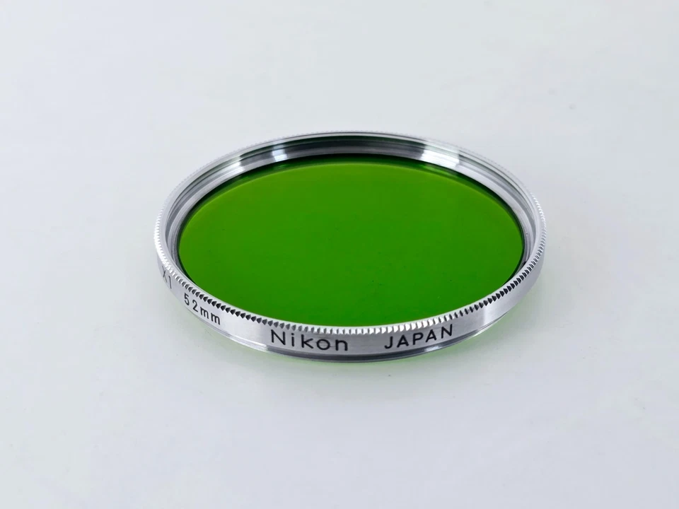 🌸[Near MINT] Nikon X1 52mm Chrome Frame Lens Filter Green From Japan - Image 3 of 4