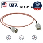 RG400 Coaxial Cable PL259 UHF Male to UHF Male Plug Double Shield RF Coax Jumper