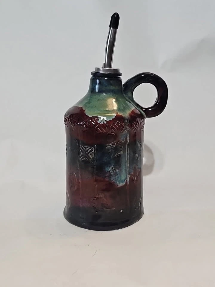Handmade Studio Art Olive Oil Dispenser Bottle With Pour Spout JARS OF CLAY
Opens in a new window or
