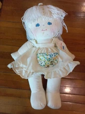 Vintage 1980 Gund 10" Cottontot Cloth Doll in Good Condition