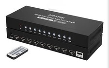 HDMI Multi-Viewer 9x1, 4K 30Hz Quad Seamless HDMI Multiviewer Switcher 9 in 1 Ou