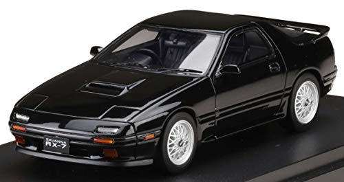 MARK43 1/43 Mazda RX-7 FC3S fini Блестящая черная модель автомобиля HobbyJapan