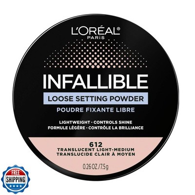 L'Oreal Paris Infallible Tinted Loose Setting Powders, Matte Finish, Lightwei