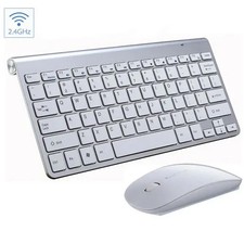Mini Wireless Keyboard And Mouse Set Waterproof 2.4G For Mac Apple PC Computer