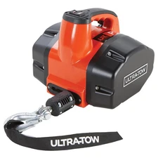 Ultra-Tow Portable Electric Winch, 120V, 1100-Lb. Horizontal and Vertical