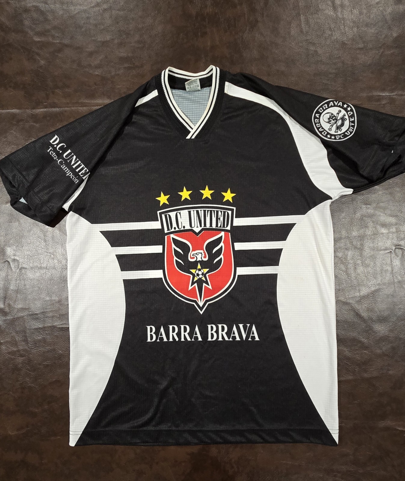 Vintage D.C. United Barra Brava 12th Man Soccer Jersey Shirt MED