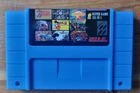 121 in 1 Multi Game Cartridge SNES - 16Bit Classic Game Consoles - Rare - Blue
