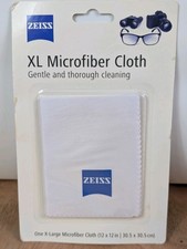 Zeiss XL Microfiber Gentle Cleaning Cloth Antimicrobial Lens Eyewear Reusable