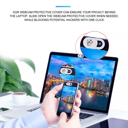 12 Pcs Sichtschutz Telefonschutzzubehör Kameraabdeckung Im Panda-Stil - Bild 10 von 12