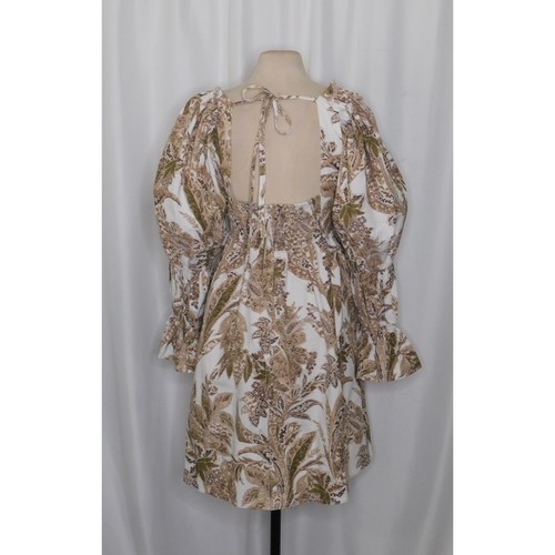 NWT!! Anthropologie PILCRO Corduroy Paisley Babydoll Mini Dress Western X-Large - Picture 9 of 16