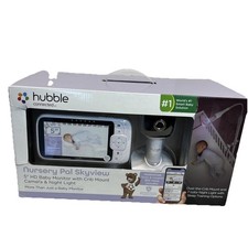 Hubble Nursery Pal Skyview Baby Monitor, 5" HD Baby Monitor with Crib Mount