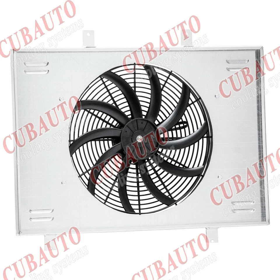 Aluminum Shroud Fan & Relay For 1999-2003 Dodge Ram 1500 2500 3500 Van Truck V8 Foto 3 de 4